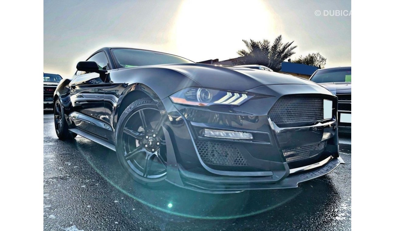 فورد موستانج Ford Mustang Ecoboost 2018 Black with Shelby Kit and Tesla Screen