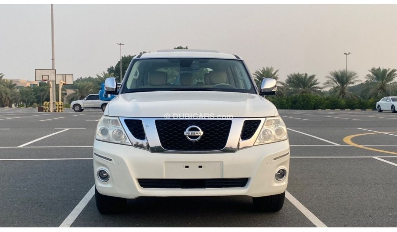 نيسان باترول LE بلاتينوم 1 على 1 رادار تحكم مسار كراسي كهرباء شاشات خلفيه خمس كاميرات بدون حادث بدون