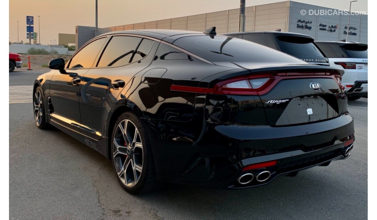 Kia Stinger Kia Stinger 2018 (6) Cylinder Full Option   Specifications: Self-driving rear + front + side sensors