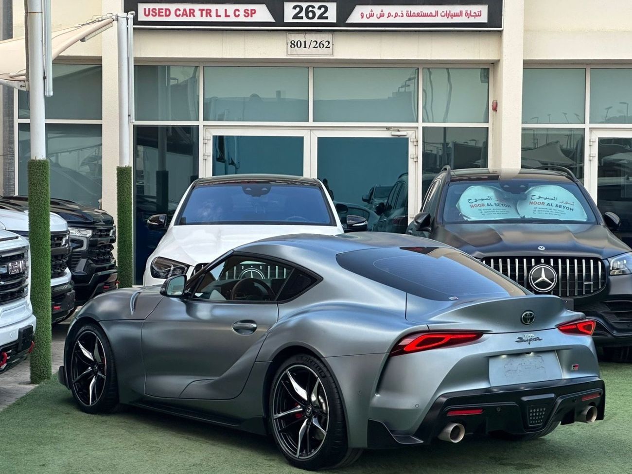 تويوتا سوبرا ‎تويوتا سوبرا جي ار خليجي 2022 ‎تشييكات الوكالة  ‎صبغ وكالة بحالة الوكالة V6 ‎فل اوبشن فل كاربن فايب