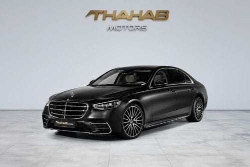 Mercedes-Benz S 500 4MATIC 3.0L - 2021 | AWD 4MATIC | MATTE BLACK | FULL OPTION | PERFECT CONDITION