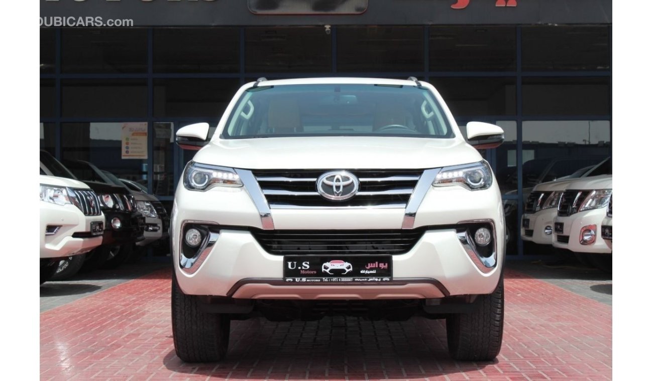 Toyota Fortuner VXR V6 4.0 FULLY LOADED 2020 GCC DRIVEN ONLY 7K IN BRAND NEW CONDITION WITH AL FUTTAIM WARRANTY & SE