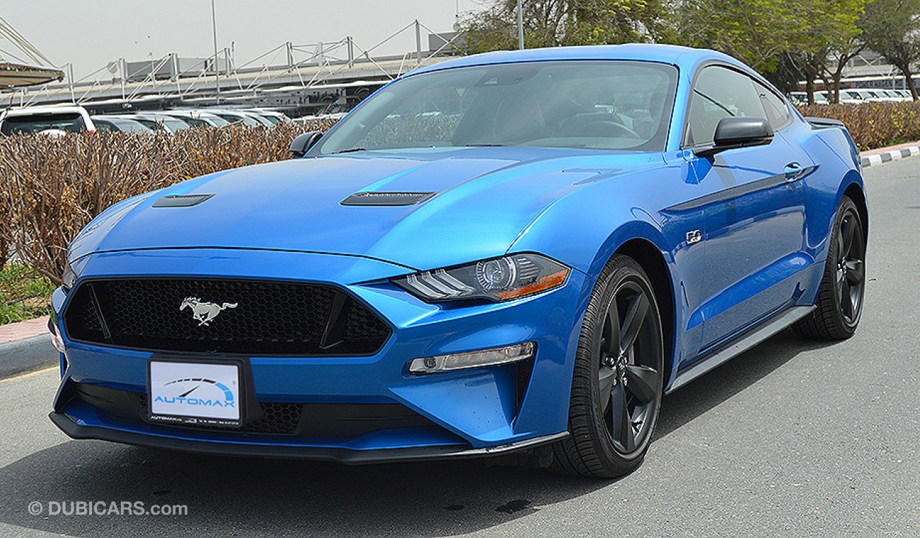 Ford Mustang 2019 GT Premium, 5.0 V8 GCC, 0km w/ 3Years or 100K km Warranty and 60K km Service at Al Tayer