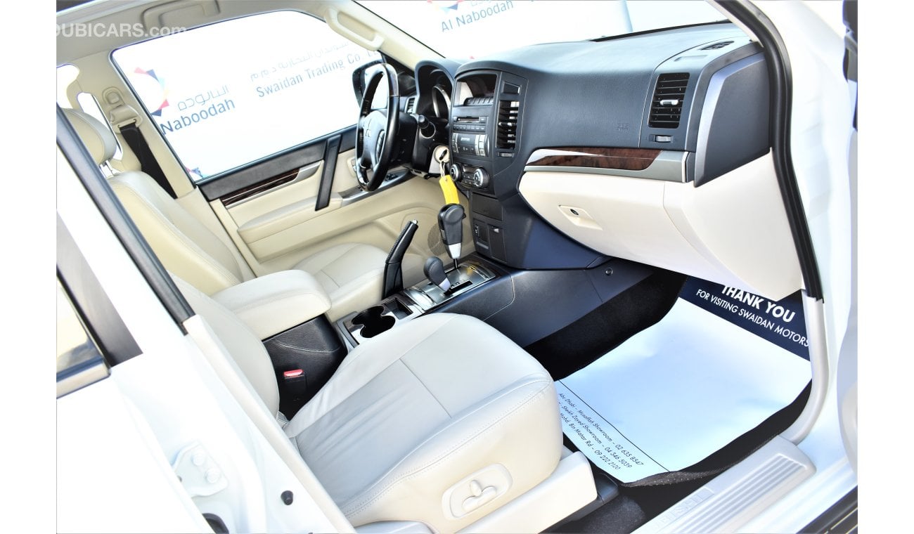 Mitsubishi Pajero 3.8L FULL OPTION V6 AWD 2015 GCC SPECS WITH WARRANTY