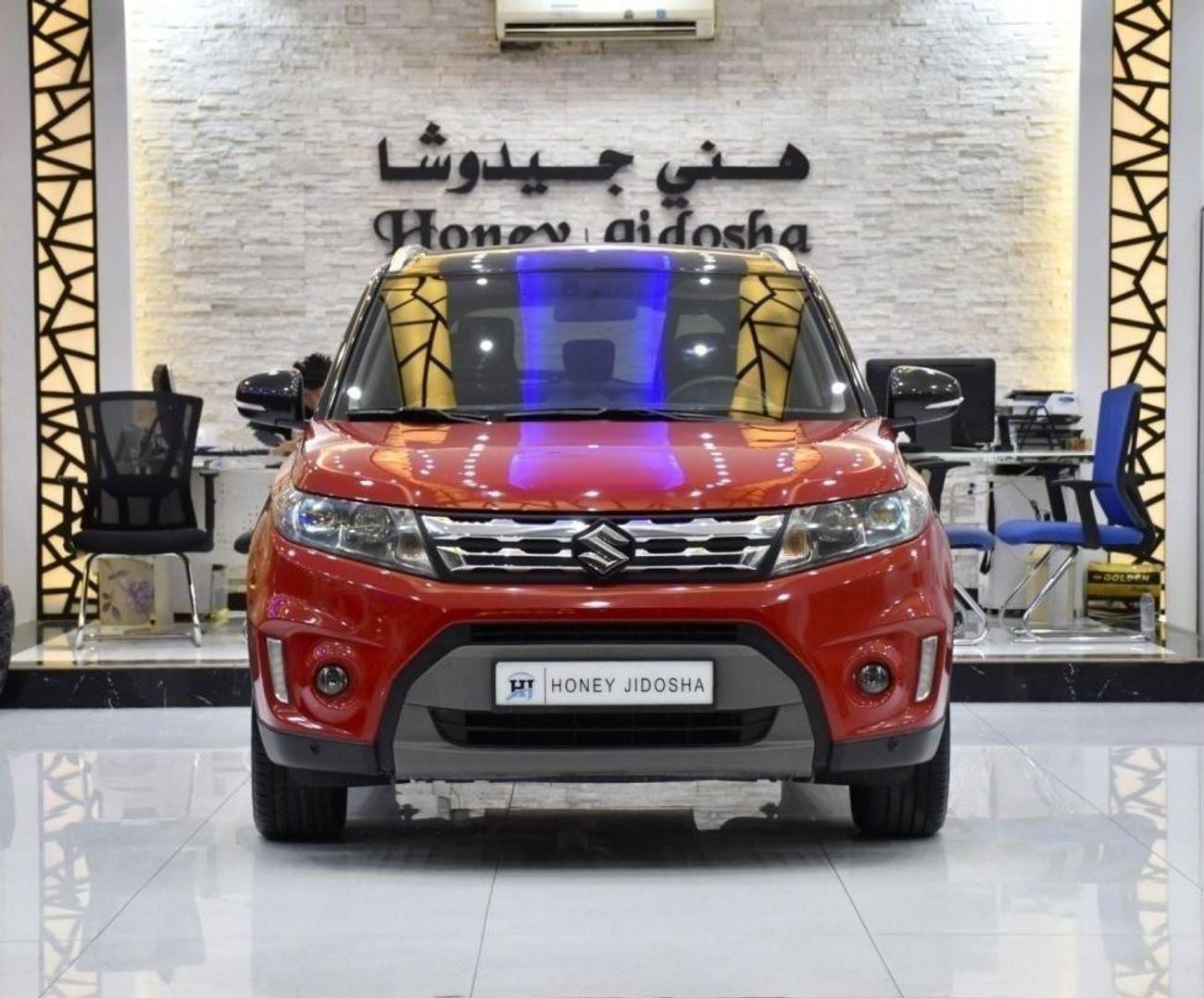 Suzuki Vitara EXCELLENT DEAL for our Suzuki Vitara ( 2017 Model ) in Red Color GCC Specs