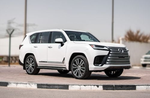 Lexus LX 700h 2025 Lexus LX700h Signature 3.5L AT Hybrid (White-Tan) 7 Seats