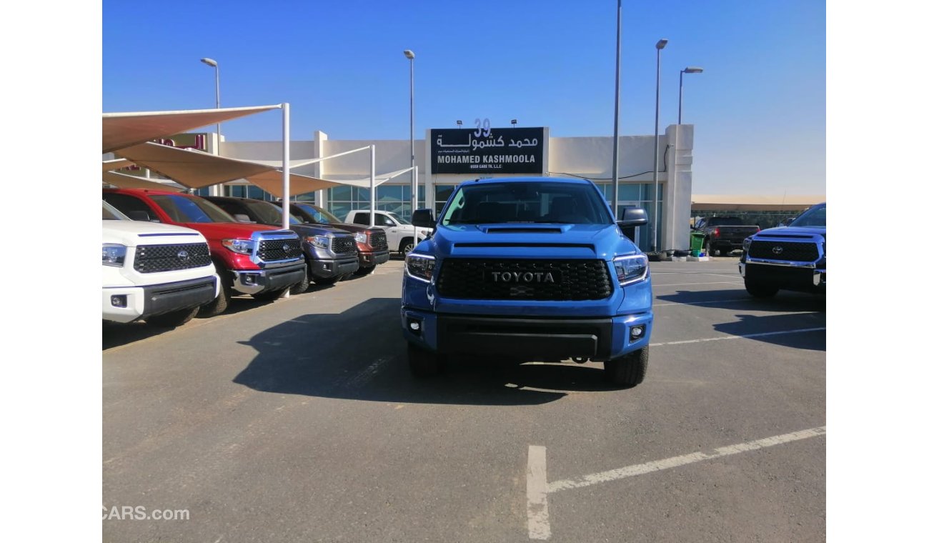 Toyota Tundra toyota tundra TRD crewmax BLU 2018 تويوتا تندرا ازرق 4 باب