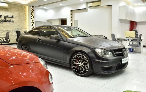 Mercedes Benz C63 AMG STANDARD EXCELLENT DEAL for our Mercedes Benz C63 AMG ( 2013 Model ) in Black Color GCC Specs