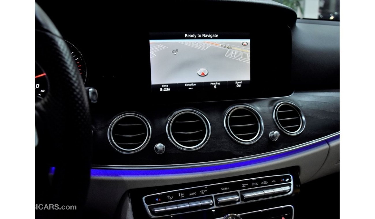 مرسيدس بنز E200 EXCELLENT DEAL for our Mercedes Benz E200 ( 2017 Model ) in Brown Color GCC Specs