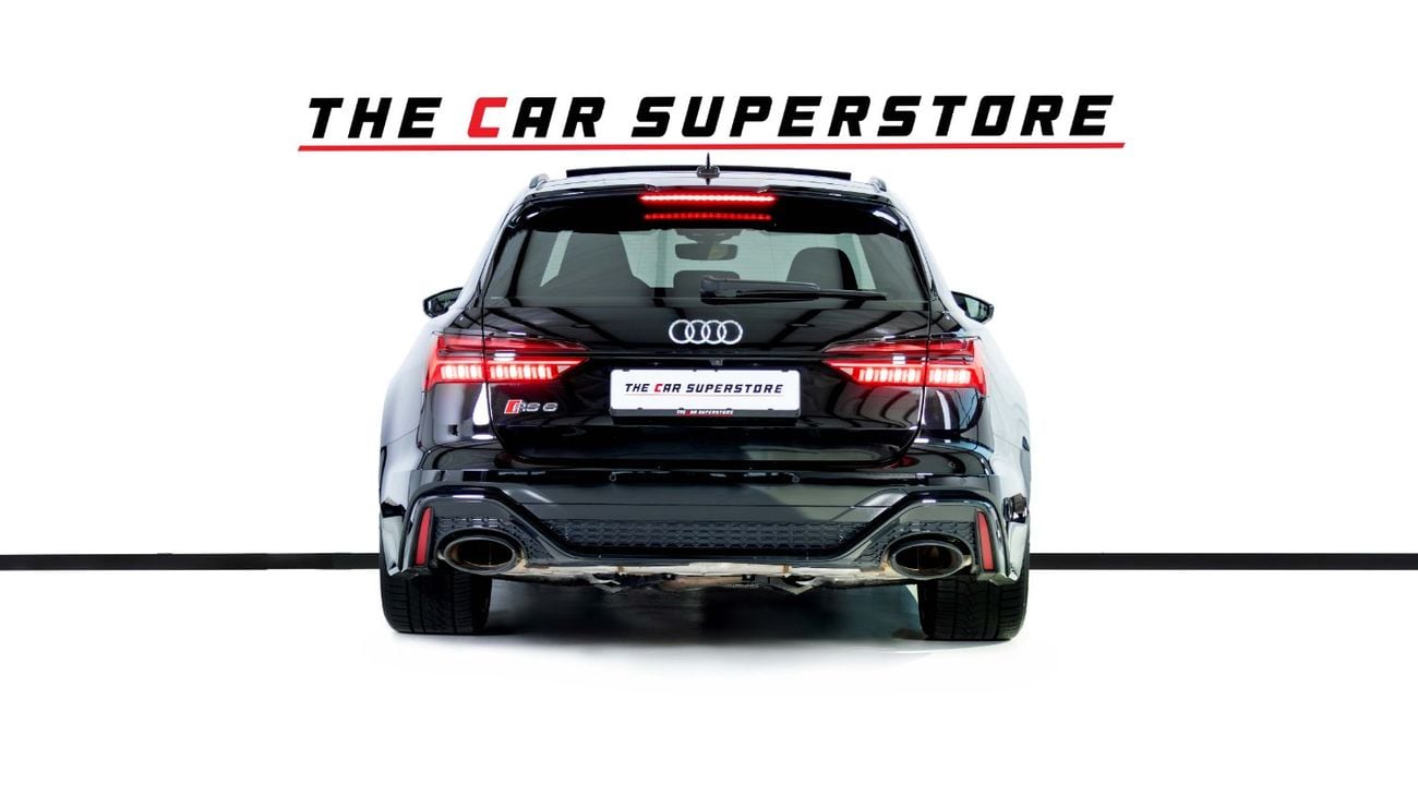 Audi RS6 Special Order-Premium Metallic Paint-Black on Black-Fastest Exclusive Estate
