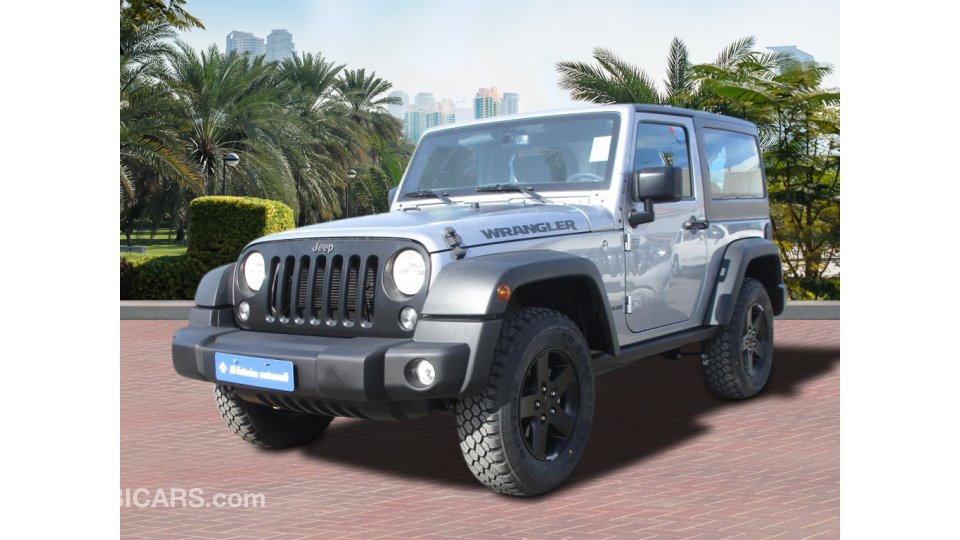 Jeep Wrangler SPORT 3.6 for sale AED 95,956. Grey/Silver