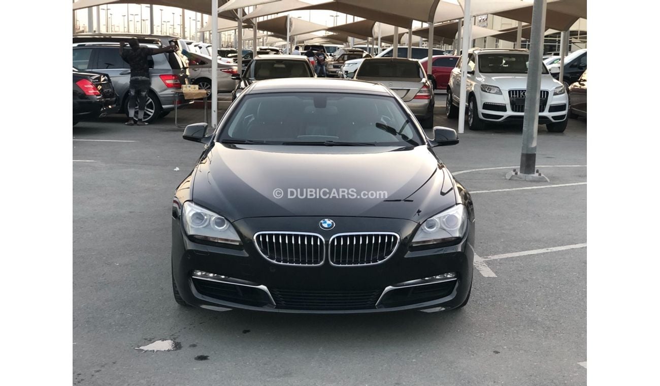 BMW 640i BMW640 MODEL 2015 GCC car perfect condition full option low mileage panoramic roof leather seats nav