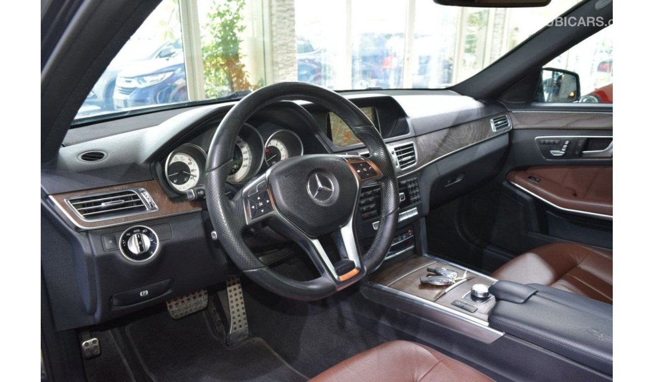 Mercedes-Benz E300 Avantgarde صبغ وكاله | AMG - E 300 | GCC Specs | Excellent Condition | Original Paint - Accident Fre