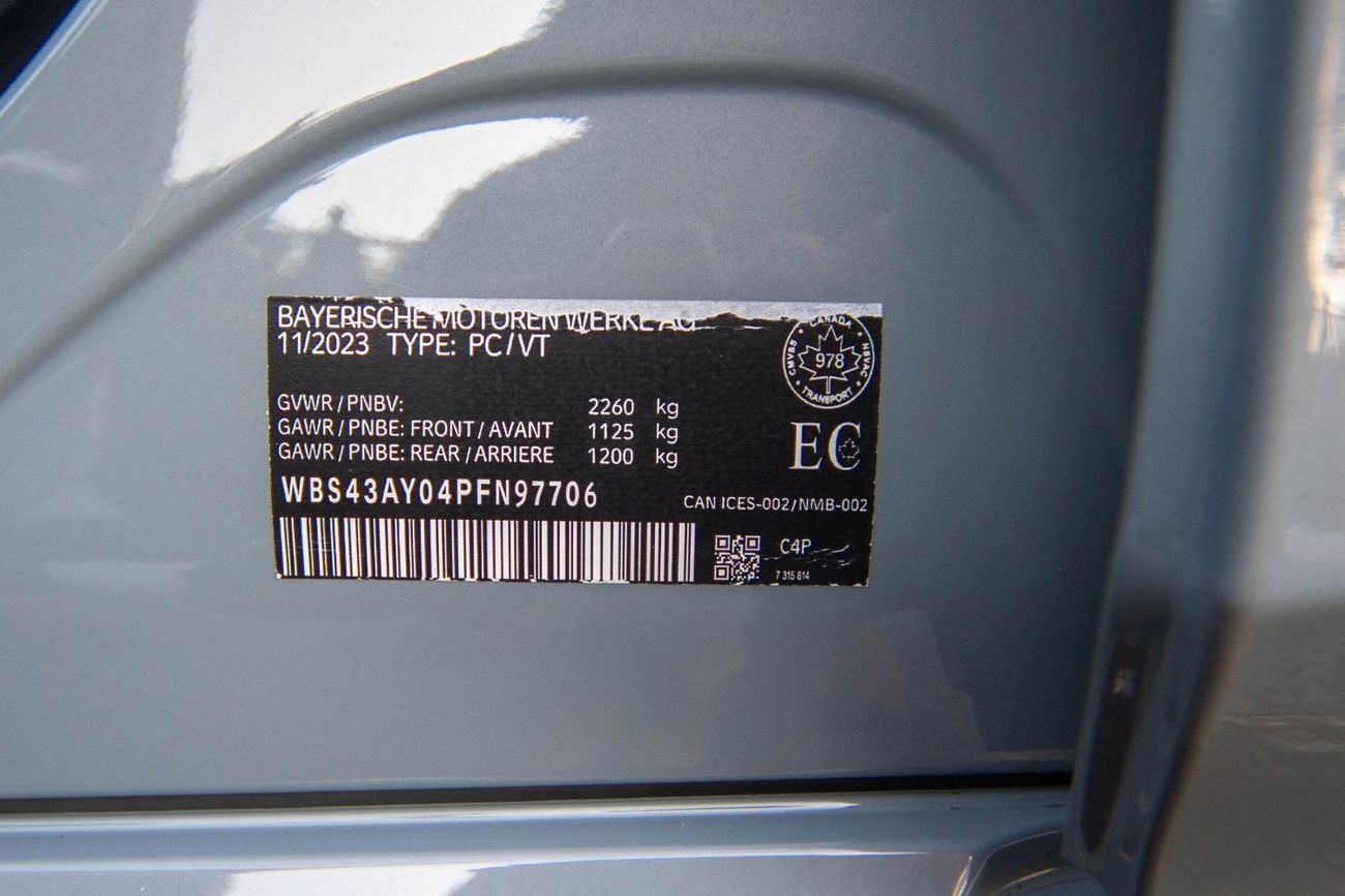 BMW M3 BMW M3 Competition xDrive 2024 – 3.0 L I6 Turbo, 530 hp, 650 Nm, AWD