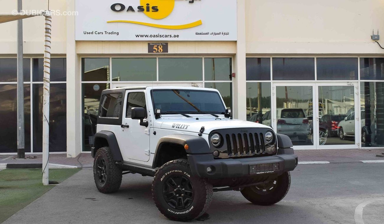 Jeep Wrangler WILLYS Agency Warranty Full Service History GCC