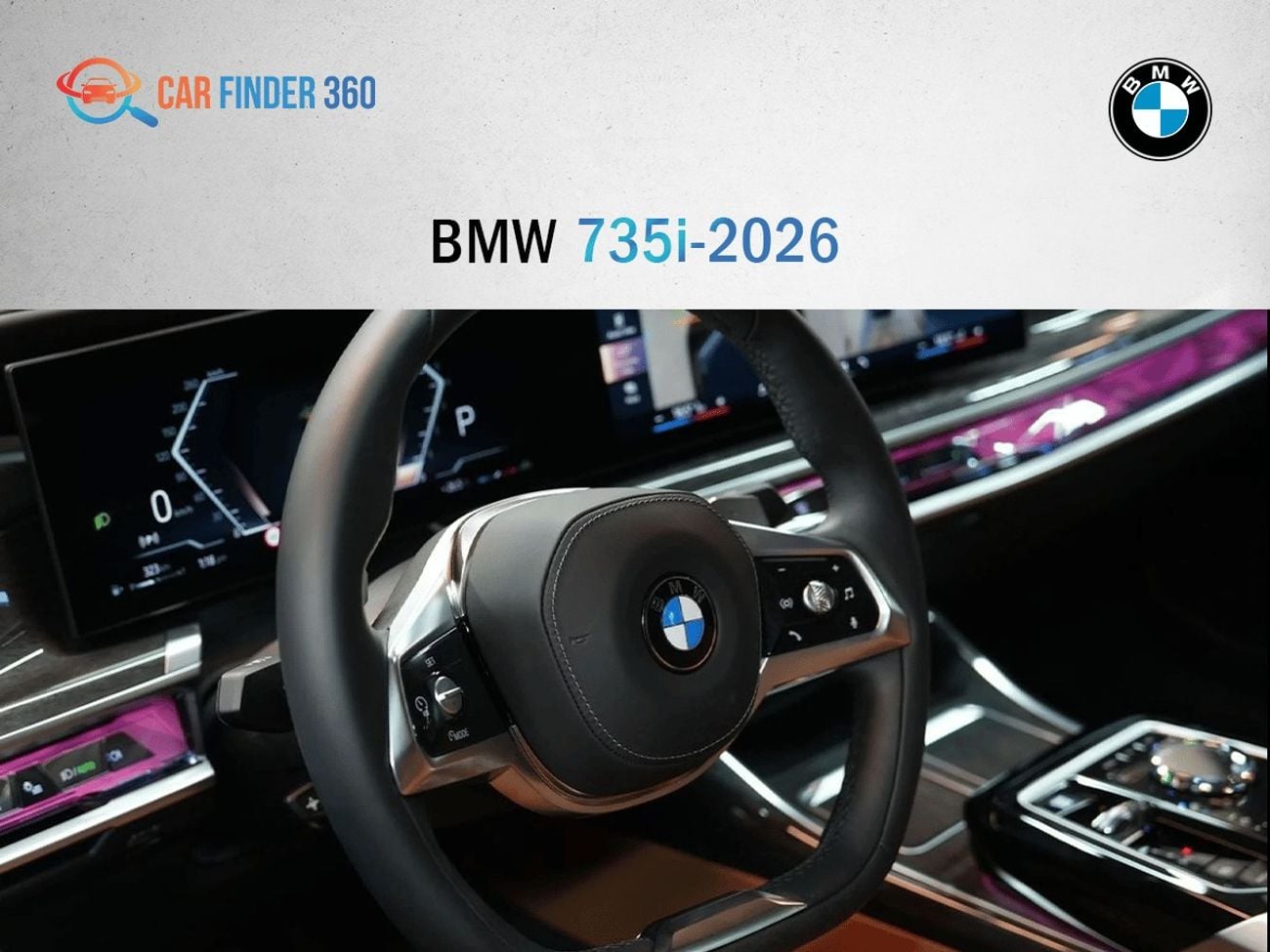 BMW 735i BMW 7 Series 735 2026 (Export  Only)