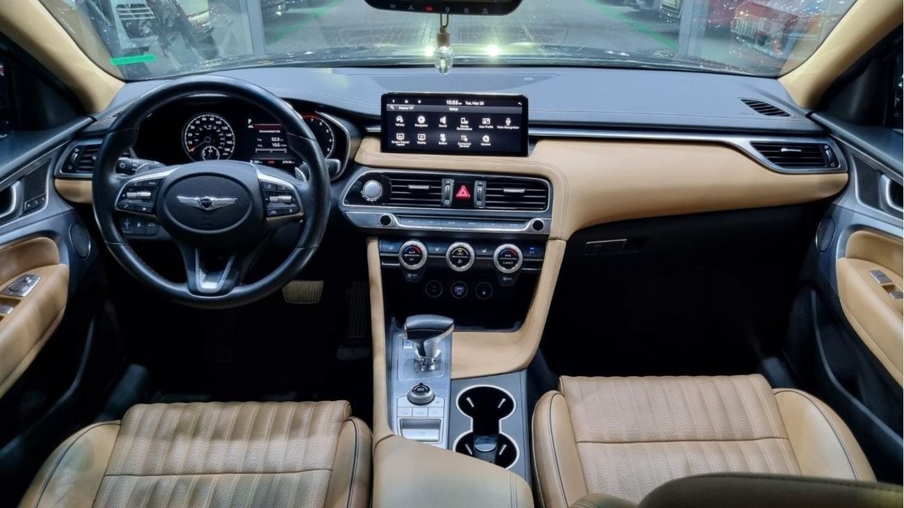 جينيسس G70 GENESIS G70 2022 IN PERFECT CONDITION WITH ONLY 27K KM FOR 115K AED