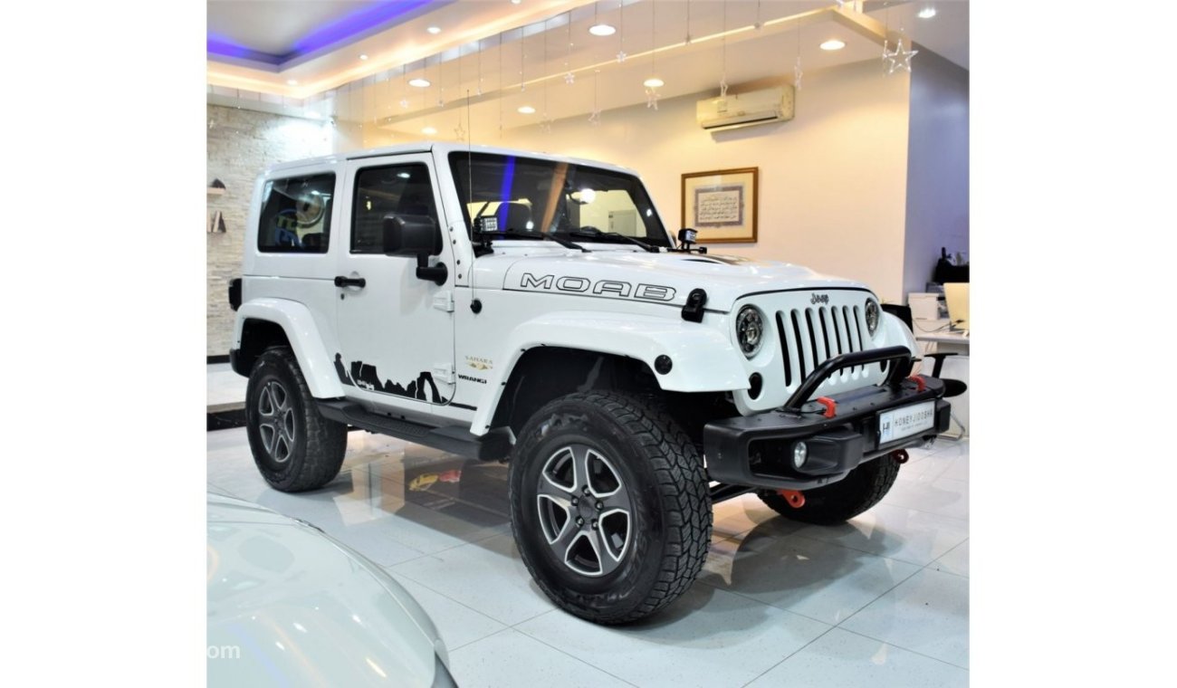 جيب رانجلر EXCELLENT DEAL for our Jeep Wrangler SAHARA 2015 Model!! in White Color! GCC Specs