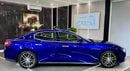 Maserati Ghibli S Q4 3.0L (345 HP) AMAZING BLUE COLOR MASERATI GHIBLI SQ4 V6 || GCC || FREE ACCIDENT || HIGHEST CATE