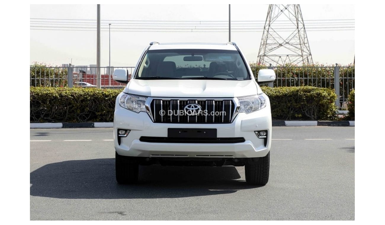 تويوتا برادو 2023 Toyota Prado 4.0 GXR DR P CB SR AT - Pearl White inside beige