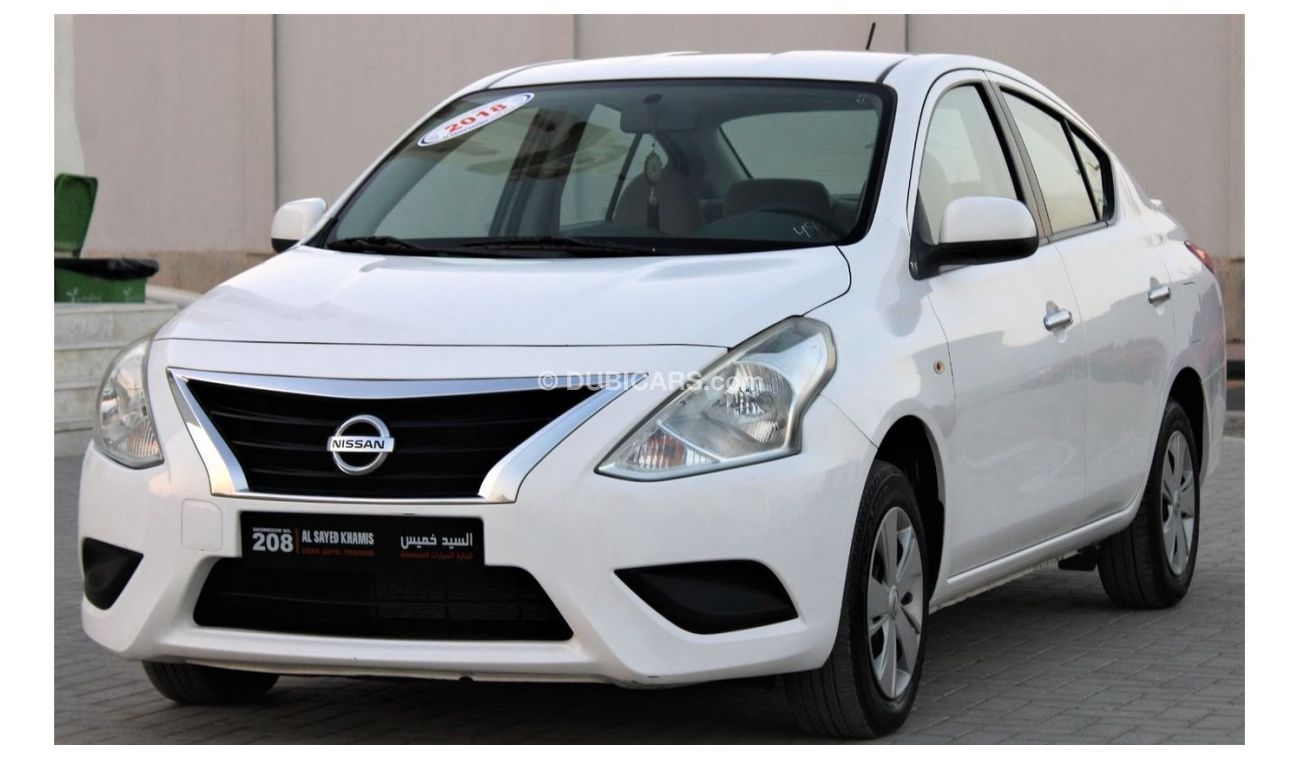 نيسان صني نيسان صني 2018 خليجي بحالة ممتازة بدون حوادث نظيفه جدا من الداخل والخارج