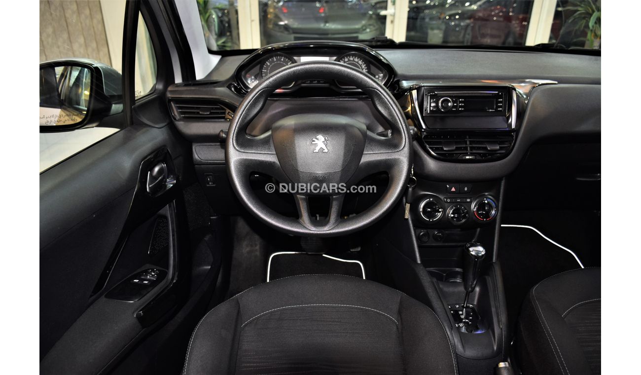 Peugeot 208 LOW MILEAGE! EXCELLENT DEAL for our Peugeot 208 2016 Model in White Color GCC Specs