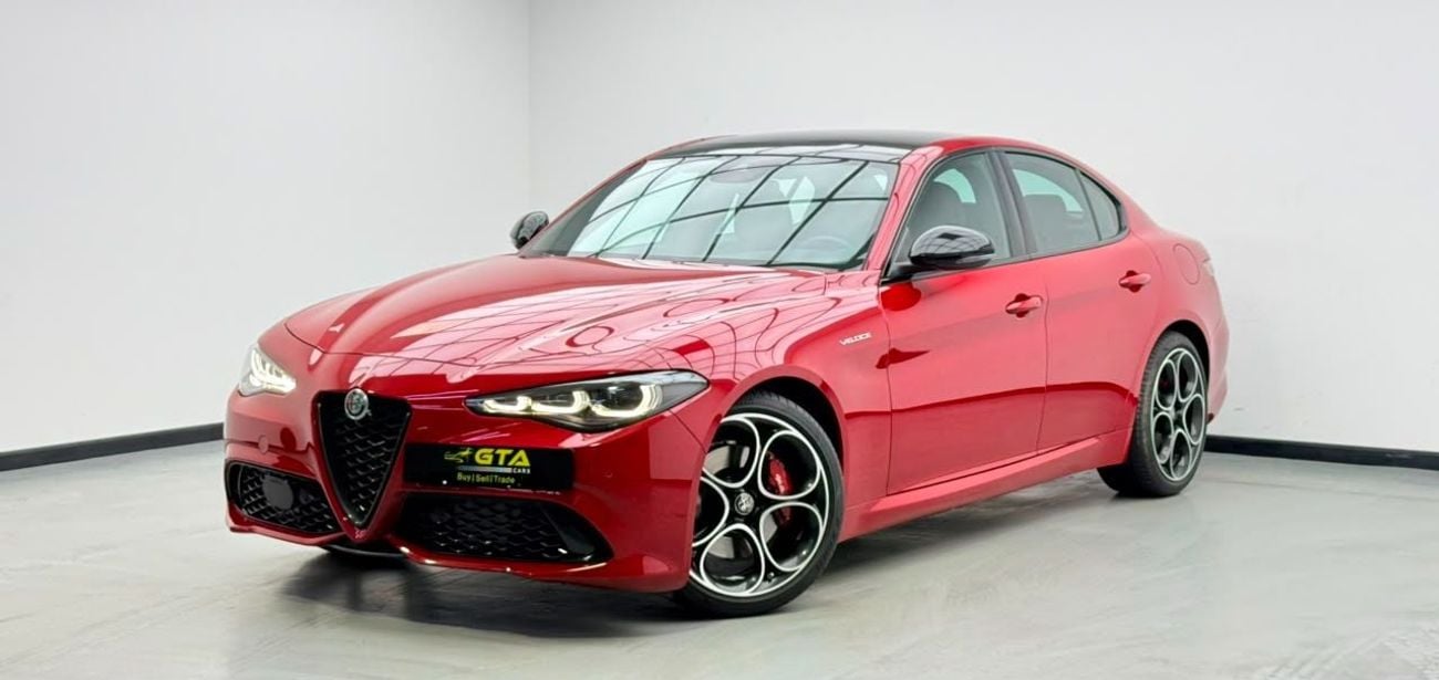 Alfa Romeo Giulia VELOCE 2024 Alfa Romeo Giulia Veloce Q2, 2031 Alfa Warranty + Service Pack, Full Alfa Service History, GCC