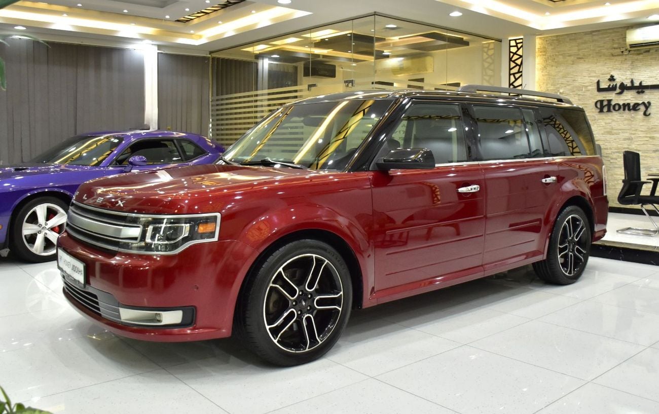 فورد فليكس EXCELLENT DEAL for our Ford Flex Limited ( 2015 Model ) in Red Color GCC Specs