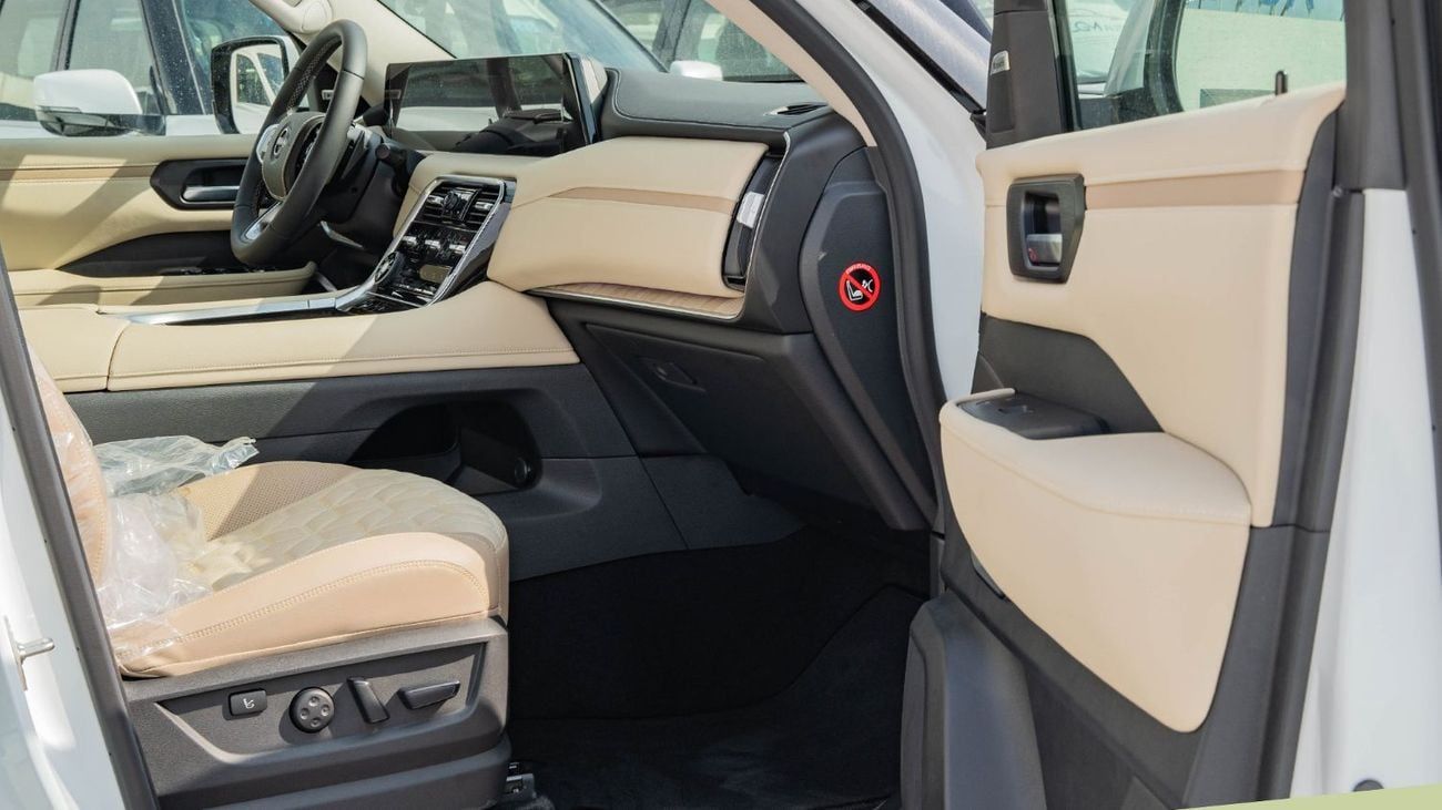 نيسان باترول SE PLATINUM CITY 2026 Nissan Patrol SE Platinum 3.8L AT Petrol (White-Beige)