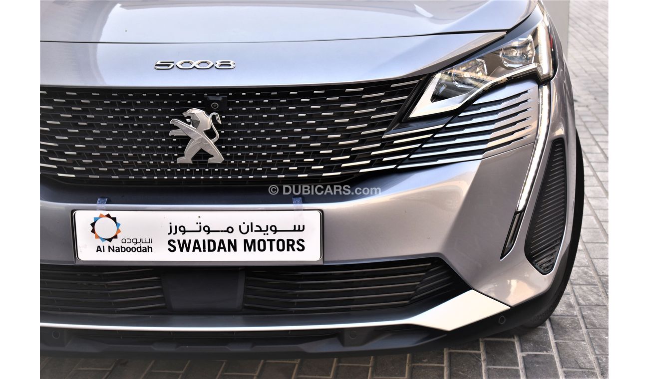 Peugeot 5008 AED 1999 PM | 1.6L GT GCC AGENCY WARRANTY UP TO 2026 OR 100K KM
