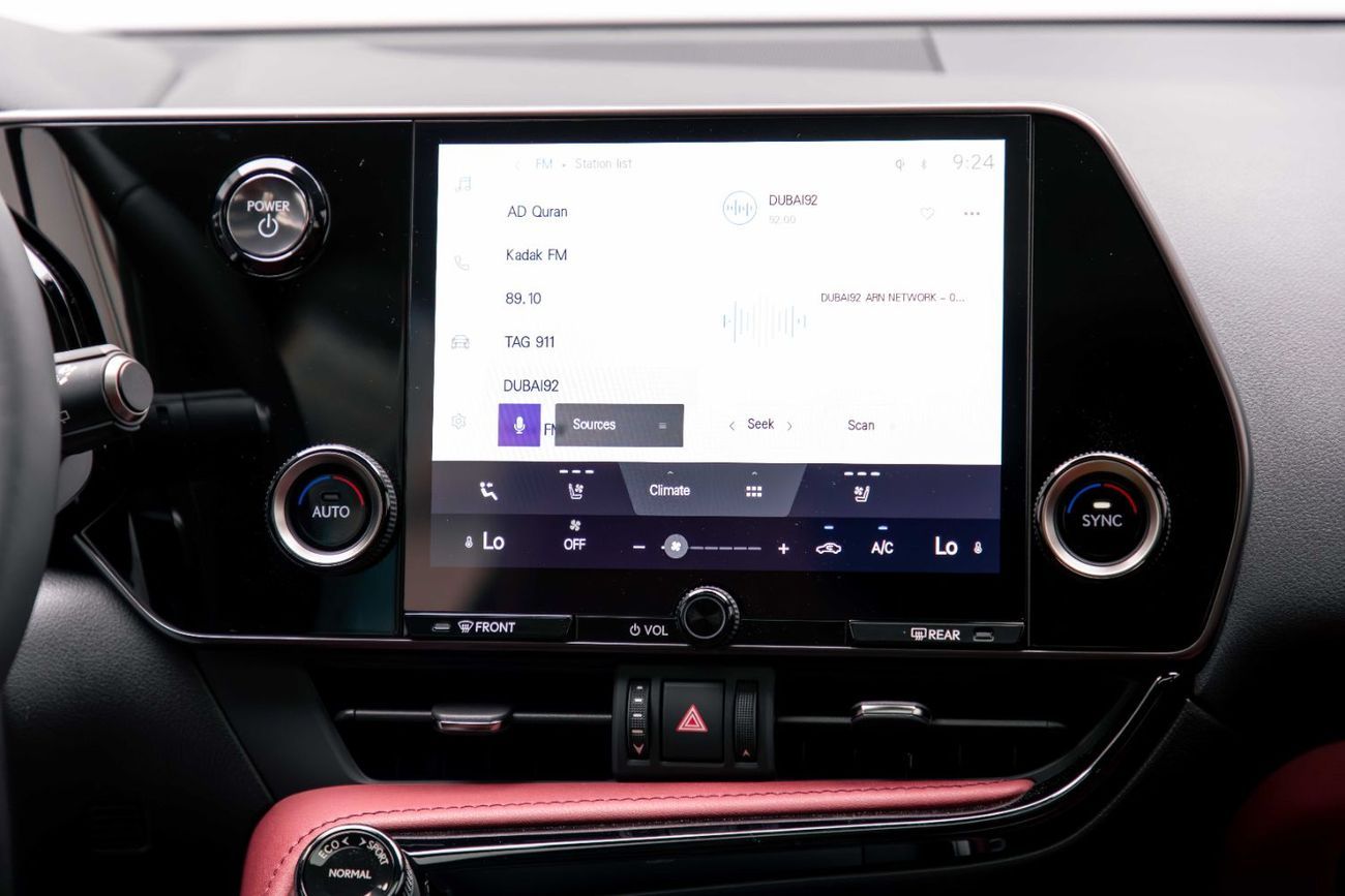 Lexus NX350h 2.5L - Graphite Black Inside Dark Rose | Export Only