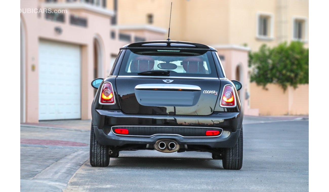 Mini Cooper S AED 674 P.M with 0% Down Payment