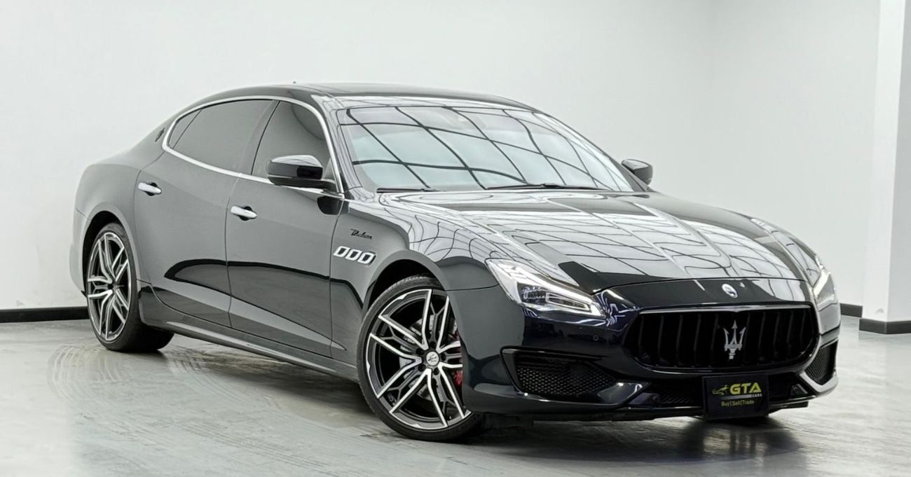 Maserati Quattroporte Modena 3.0L 2023 Maserati Quattroporte Modena, 2026 Maserati Warranty, Very Low Km, Excellent Condit