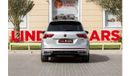 فولكس واجن تيجوان R-Line 2.0L Volkswagen Tiguan R-Line 2022 GCC under Agency Warranty with Flexible Down-Payment.