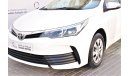 Toyota Corolla 1.6L SE 2017 GCC DEALER WARRANTY