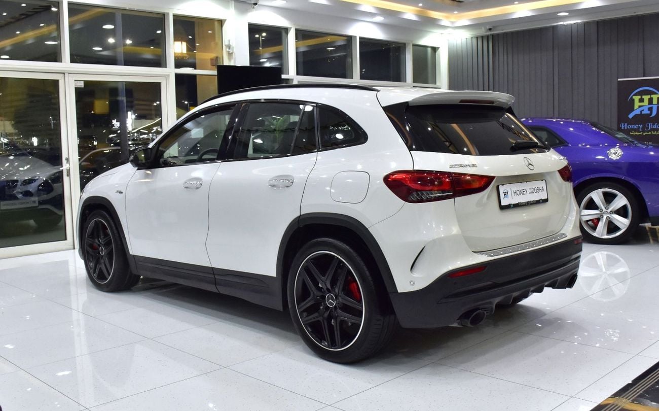 مرسيدس بنز GLA 35 AMG 4MATIC عرض ممتاز لسيارة مرسيدس بنز GLA35 AMG (موديل 2022) باللون الأبيض بمواصفات خليجية