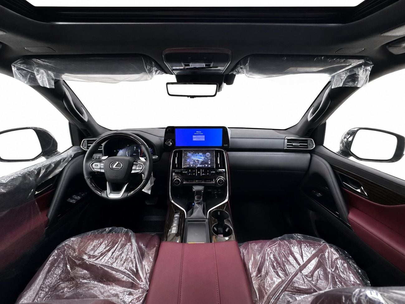 لكزس LX 500 ECTAI0029 – 2025 Lexus LX500 3.3L Diesel Auto Urban - 3.3L Diesel Auto – Black with Red Interior