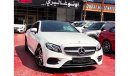 مرسيدس بنز E200 AMG Coupe Warranty And Service 2020 GCC