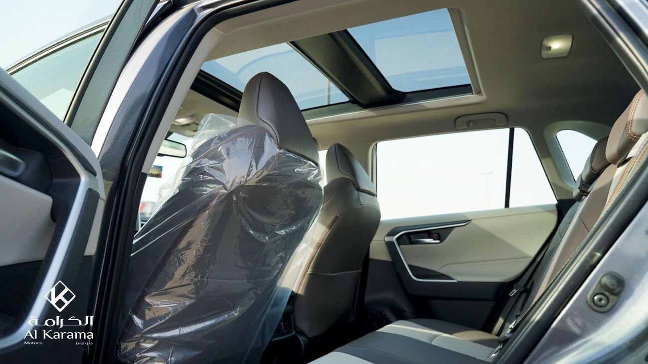 تويوتا راف ٤ مزود برادار | عجلات ألمنيوم قياس 19 بوصة | مواصفات خليجية | مقاعد جلدية | شاحن لاسلكي