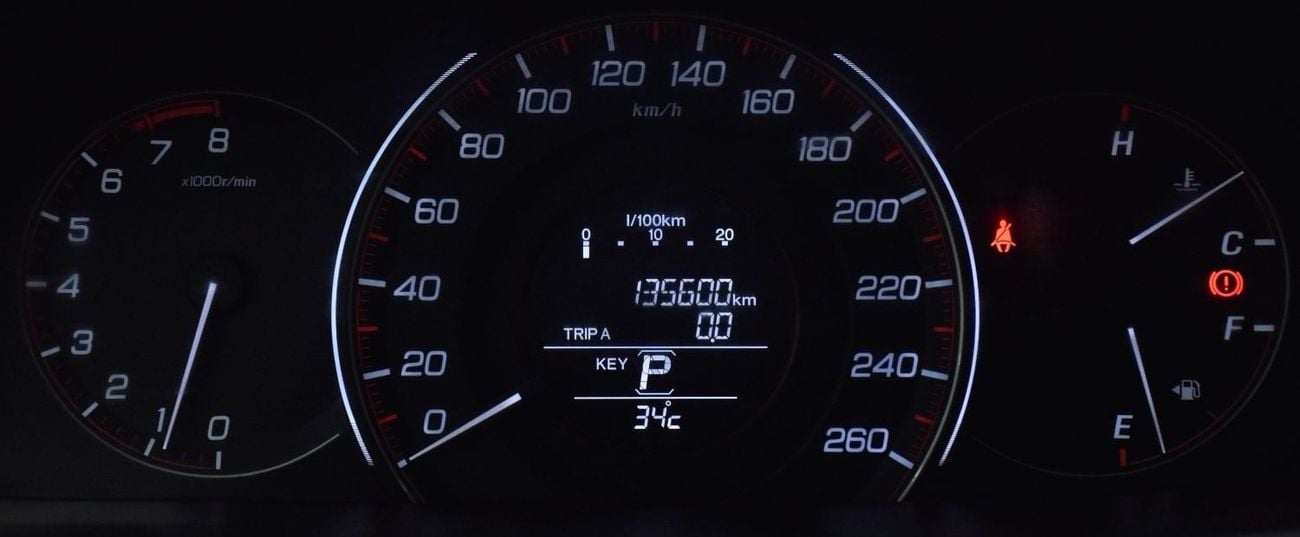 هوندا أكورد كوبيه EXCELLENT DEAL for our Honda Accord Coupe V6 ( 2013 Model ) in Red Color GCC Specs