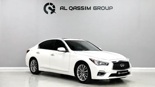 Infiniti Q50 GCC | | 1,150 Monthly | Free Insurance + Registration | V6 3.0L Ref#M460243
