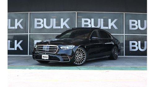 Mercedes-Benz S 500 4M Mercedes S 500 L - Panoramic Roof - Original Paint - AMG Line - AED 6,390 Monthly Payment