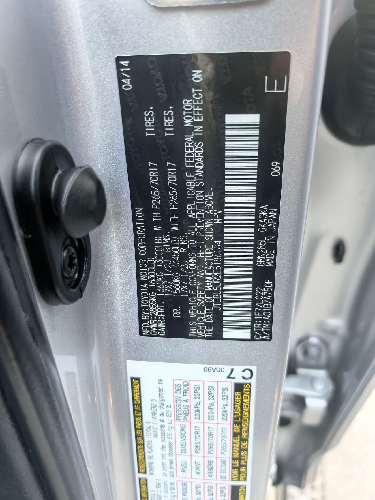 Toyota 4Runner 4Runner Trd off Road Premium 2014 full opation