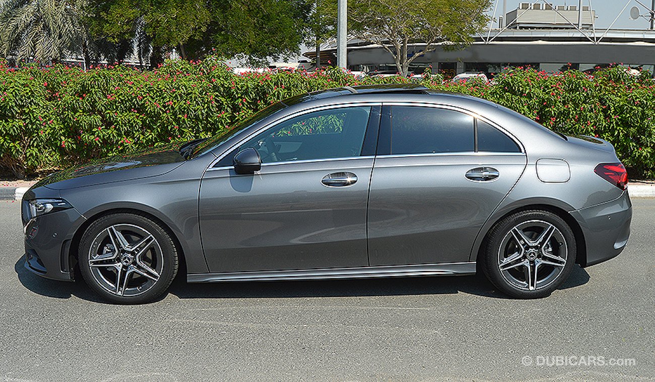 مرسيدس بنز A 200 AMG 2020, I-4 GCC, 0km with 2 Years Unlimited Mileage Warranty + 3 Years FREE Service