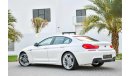 BMW 640i M-Kit 2015 - Fully Agency Serviced! - Top Spec! - AED 2,330 Per Month - 0% DP