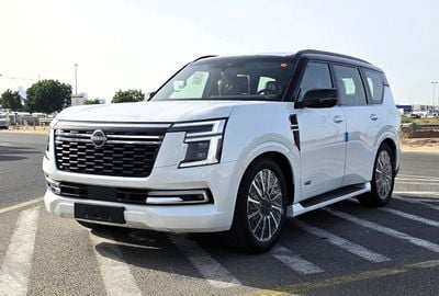 Nissan Patrol Nissan Patrol LE Platinum City 3.5l Twin turbo petrol A/T 4WD SUV White  Color Inside Tan GCC 2026 M