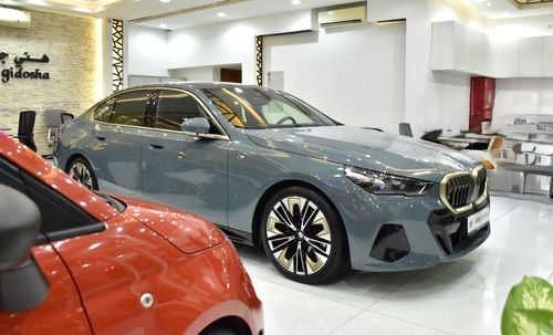 BMW 520i EXCELLENT DEAL for our BMW 520i M-Kit ( 2024 Model ) in Grey Color GCC Specs