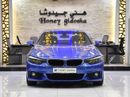 BMW 420i EXCELLENT DEAL for our BMW 420i M-Kit Convertible ( 2019 Model ) in Blue Color GCC Specs