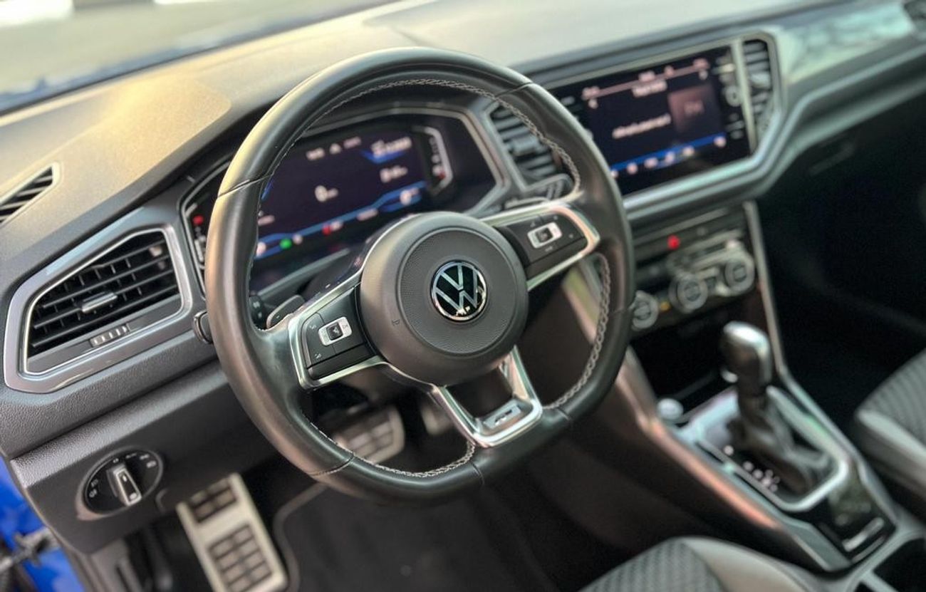 Volkswagen T ROC VOLKSWAGEN T-ROK R LINE 2021 GCC ORIGINAL PAINT FULL SERVICE HISTORY IN LOW MILEAGE