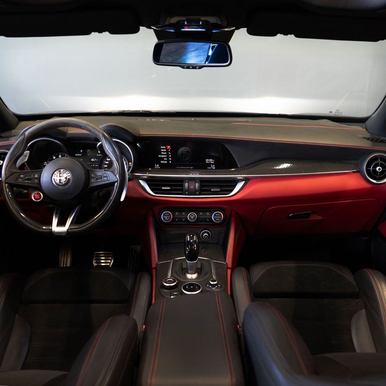 Alfa Romeo Stelvio Quadrifoglio 2.9L (503 HP) AED 2,299 P.M • 0% Downpayment • Alfa Romeo Stelvio Quadrifoglio • 1 Year